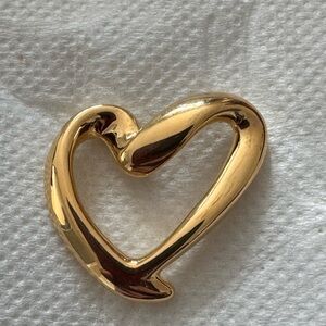 Happy Heart Pendant 18K Real Gold